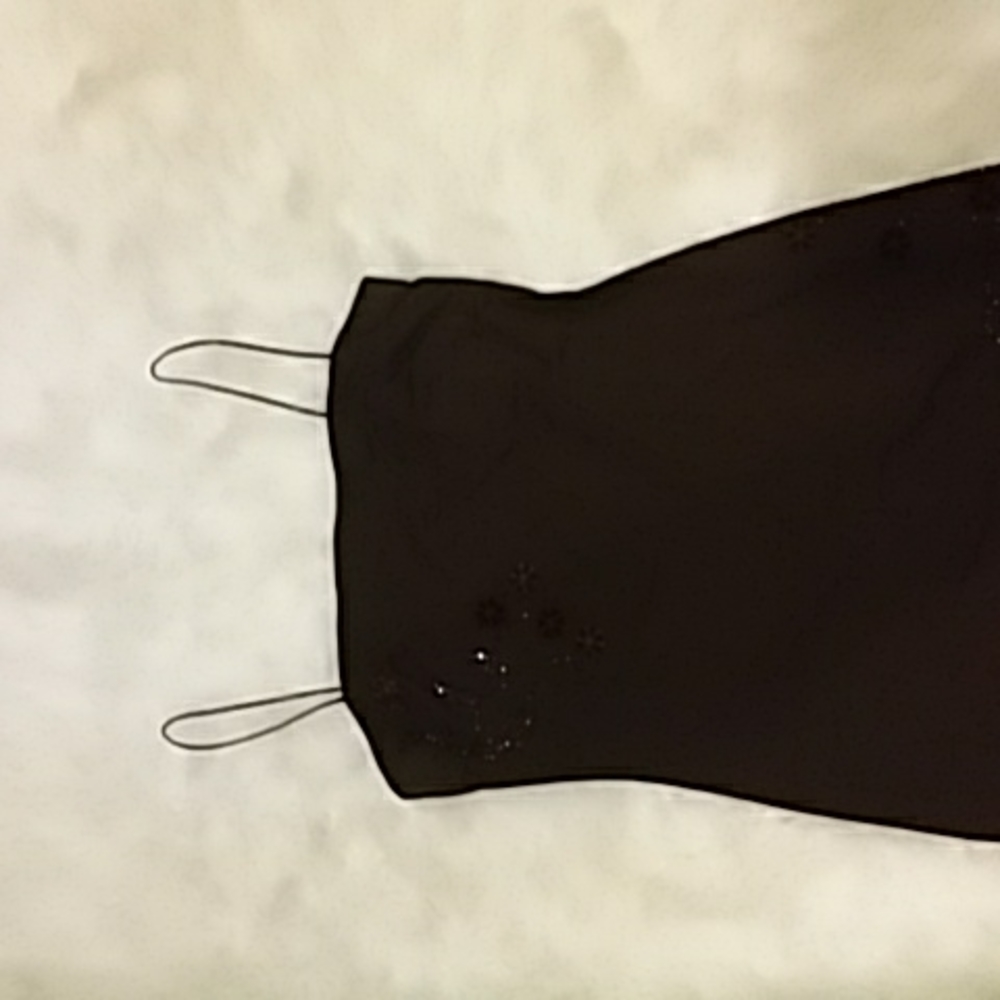 JS Boutique cocktail dress.  Floor length. Spaghetti strap.